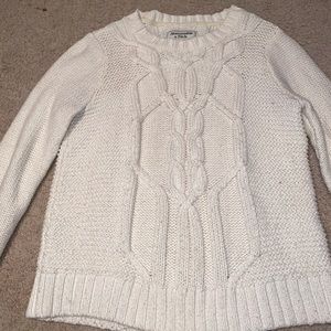 Abercrombie Cream Sweater - Size Medium
